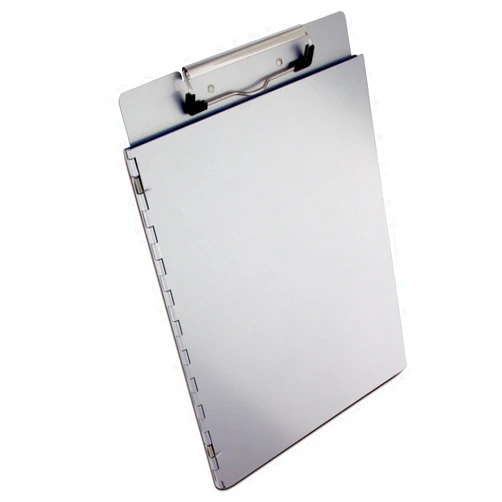 Saunders Recycled Aluminum Portfolio Clipboard – Letter Size File Holder with Privacy Cover. School Supplies