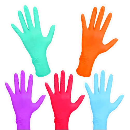 Cuffbow Disposable Nitrile Gloves for Kids Ages 5-12 Kids Gloves for Crafting Cleaning Latex Free