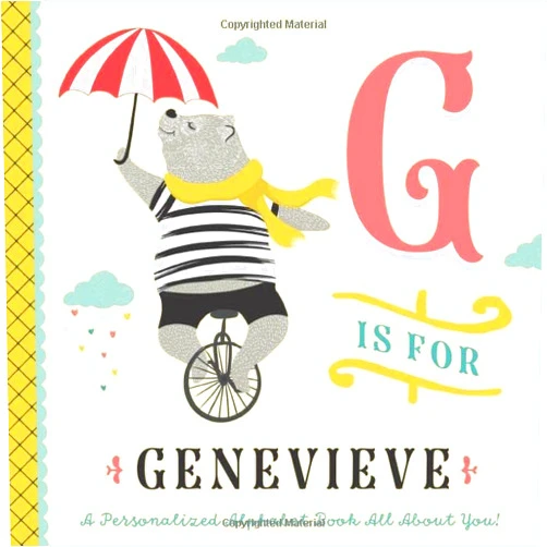 Li’l Llama Custom Kids Books G is for Genevieve: A Personalized Alphabet Book All About You! (Personalized Children's Book)