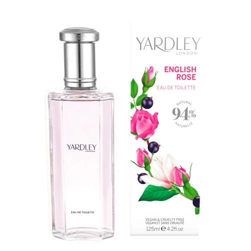 Yardley of London Eau De Toilette Spray for Women, English Rose, 1.7 Ounce