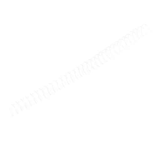 Hilitand 20Pcs Plastic Spiral Binding Coils for A4 A5 Notebook, 30 Holes Spirals Binding Coils 19mm 3/4in ID Inner Diameter (Transparent)