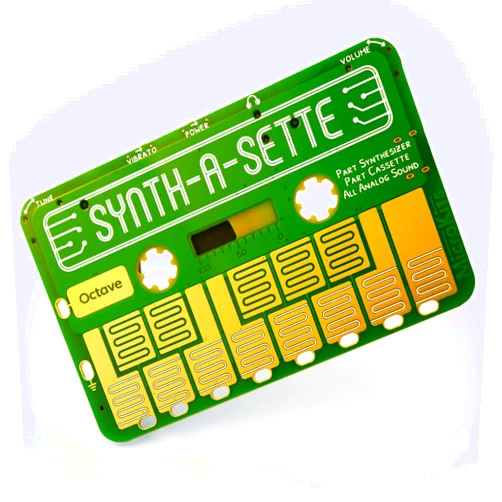 MicroKits Synth-a-Sette: Create Your Own Banana Keyboard With This Cassette Sized Analog Synthesizer