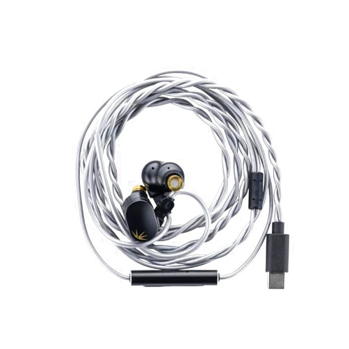 Moondrop CHU II DSP Headphones High Performance Dynamic Driver USB-C in-Ear Monitors Type-C with Microphone Earphone