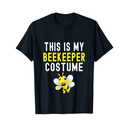 Beekeeper Halloween Design Ls This Is My Beekeeper Costume Funny Bee Halloween T-Shirt