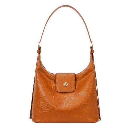 BOSTANTEN Women Leather Handbag Designer Large Hobo Purses Shoulder Bag Brown