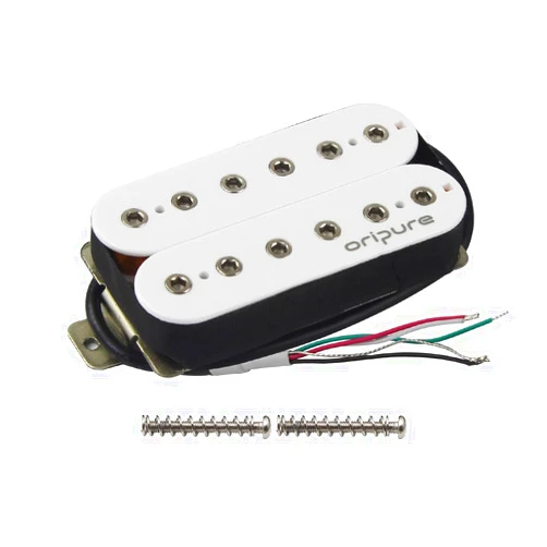 OriPure Alnico 5 Humbucker Pickups Electric Guitar Neck Pickup 7-8K, White