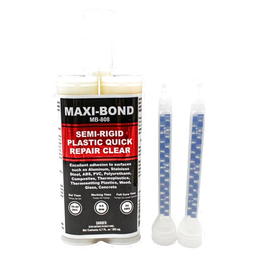 LAUCO Maxi-Bond Semi-Rigid Plastic Quick Repair Clear - 200ml (MB-808)