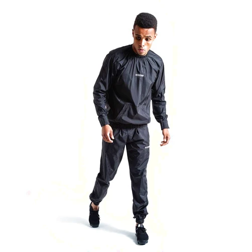 BOXRAW Hagler Professional Sauna Suit 1.0 Top & Bottoms Non Rip Weight Loss Sweat Suit Boxing MMA Training Gym