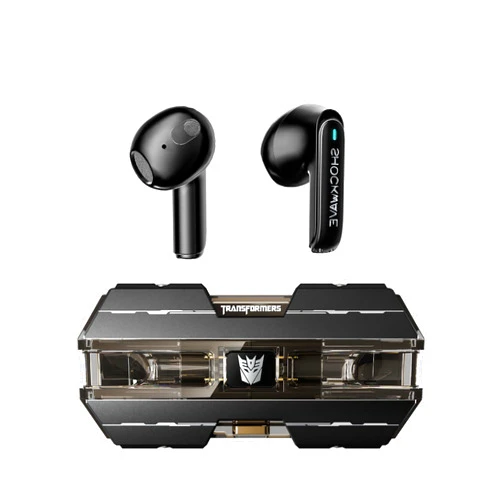 ZOMBIES CAT Transformers TF-T01 True Wireless Earbuds Bluetooth 5.4 Headphones, Bluetooth Earbud in Ear with HD Mic, 60H Playtime Ear Buds, IPX5 Waterproof Earphones for Android iOS, Shock Wave