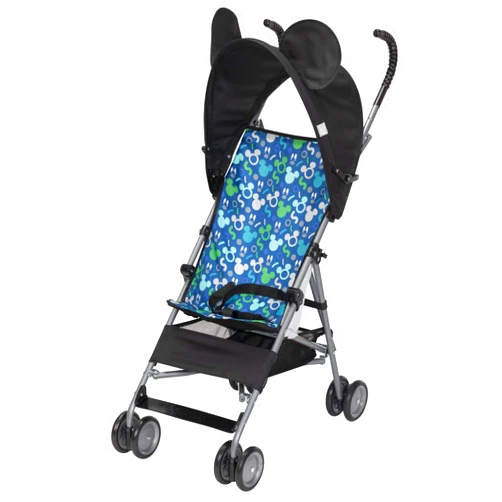 Disney Baby Character Umbrella Stroller, Eye-catching, Fun, 3D Stroller, Hide & Seek Mickey