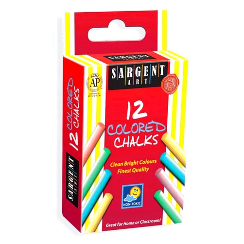Sargent Art 66-3010 12-Count Colored Chalk