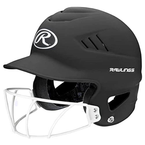 Rawlings Rawlings Highlighter Series Coolflo Youth Baseball/Softball Batting Helmet with Face Guard