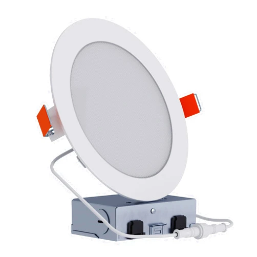 HALO HLB 6 in LED Recessed Lighting Canless Dimmable Wet Location Selectable Lumens and Selectable Color 27/30/35/40/5000K Indoor Outdoor Soffit Ceiling Downlight HLB6LSFS5