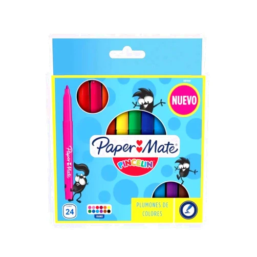 Paper Mate Markers, Bullet Tip, Assorted Colors, 24 Count