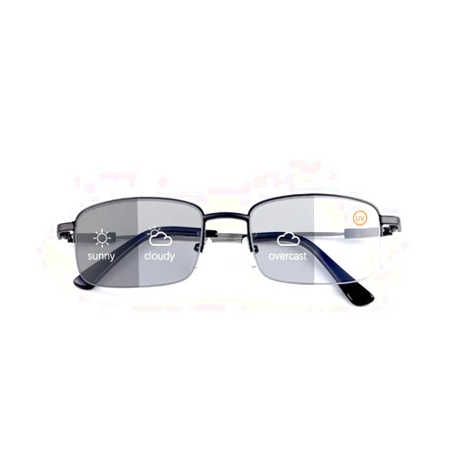 Vepiant Photochromic Progressive Multifocus Reading Glasses UV Protection Transition Sunglasses Anti Blue Light Sun Readers