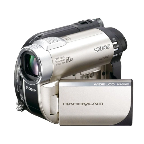 Sony DCR-DVD650 DVD Handycam Camcorder with 40x Optical Zoom (Renewed)