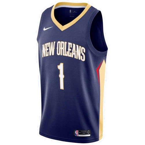 Nike Zion Williamson New Orleans Pelicans Icon Edition Swingman Jersey - Navy Blue