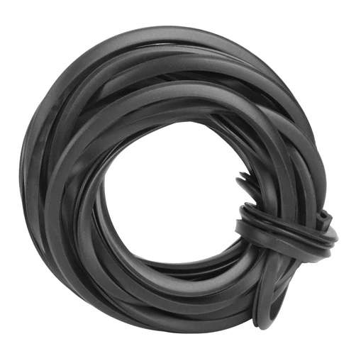 Pilipane 4M/10M/18M Black Greenhouse Rubber Strip,Rubber Seal Strip, Line Cable Greenhouse Accessories Supplies for Glass Sealing,for Weather Stripping & Gasket(4 Meters), Rubber Seal Strip, 4M/10M/18M B