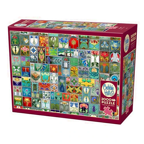 Cobble Hill Puzzle Company Ltd. Cobble Hill 2000 Piece Puzzle - Tilework - Sample Poster Included
