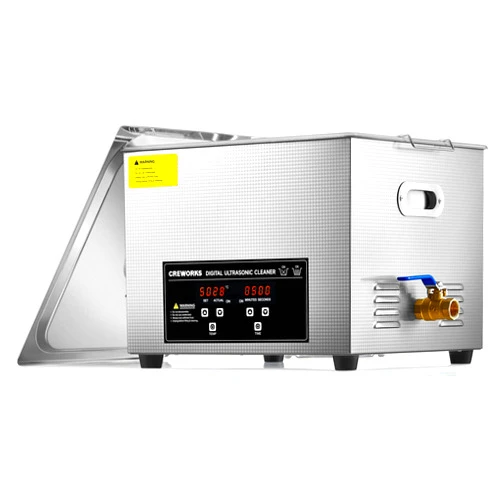 CREWORKS 360W 15L Stainless Steel Cleaning Machine, 4 gal Ultrasonic Cleaner with Heater and Timer, Digital Sonic Cavitation Machine for Professional Jewelry Tool Watch Glasses Retainer Parts Cleaning