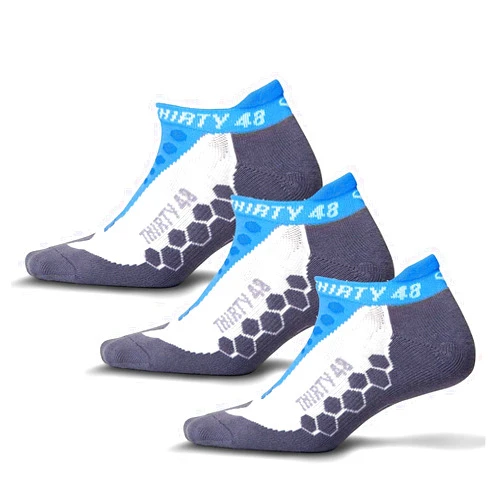 Thirty48 Running Socks for Men and Women Features Coolmax Fabric That Keeps Feet Cool & Dry - 1 Pair or 3 Pairs