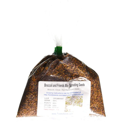 Todd's Seeds® Broccoli and Friends Sprouting Seed Mix, One Pound