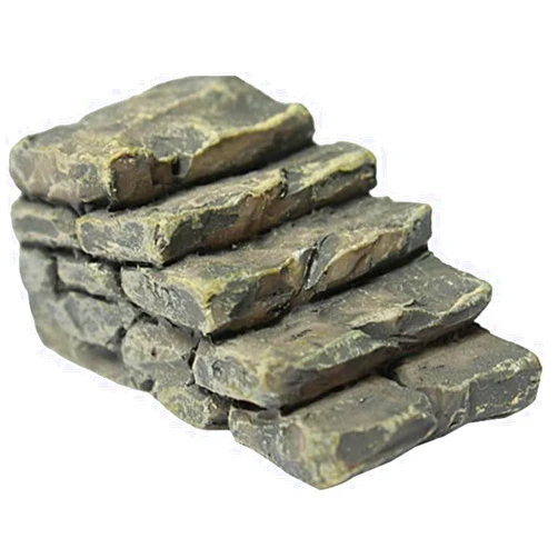 Jowxsx Miniature Resin Bridge Stair Stone Straight Bridge Stairs Stone Steps Garden Fairy Ornament Flower Pot Plant Micro Landscaping Decor Bonsai Craft Straight Stairs Outdoor Statues Outdoor Décor