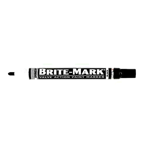 Dykem Paint Marker, Brite Mark(R) 916, Black - 84002 Pack of 5