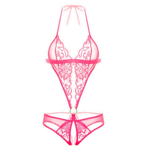 Avidlove Women Deep V Lingerie Lace Teddy One Piece Babydoll Mini Bodysuit