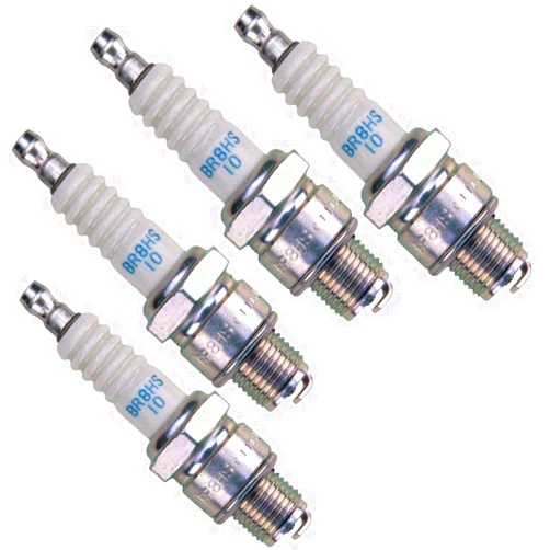 NGK Nkg Spark Plug Marine, Motorcycle, Watersport 4 Pack BR8HS-10