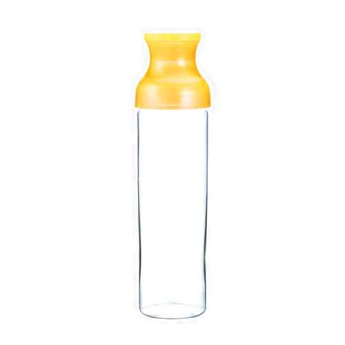 HARIO FIR-100-TY Filter-In Bottle, Carafe, Practical Capacity, 33.8 fl oz (1,000 ml), Yellow, Cold Brew Tea, Made in Japan