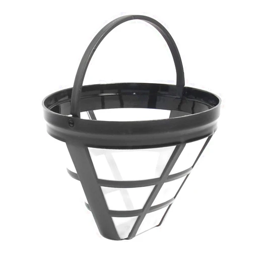 Cestlaive (4-Pack) No.4 Cone Reusable Replacement Coffee Maker Basket Filter Compatible with Cuisinart, Ninja Coffee Bar Brewer Filters, Fit Most 8-12 Cup Basket Drip Coffee Machine, BPA Free
