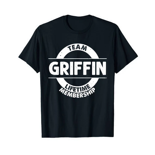 Custom Personalized Last Name Team Christmas Lover GRIFFIN Gift Funny Surname Family Tree Birthday Reunion Idea T-Shirt