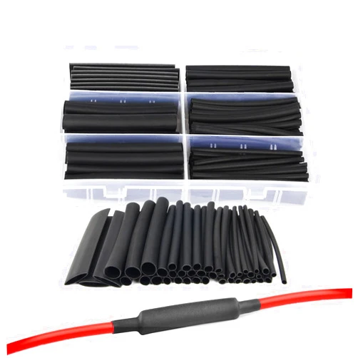 Nilight 130 Pcs 3:1 Heat Shrink Tubing Kit Dual Wall Adhesive Sleeve Tube Electrical Wire Cable Wrap Tube Assortment with Storage Case for DIY