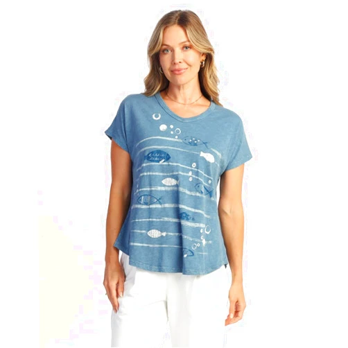 Jess & Jane Daisy Day Floral Top by Jess & Jane