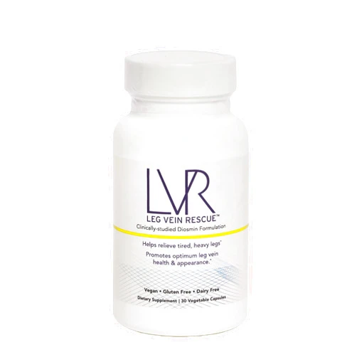 LEG VEIN RESCUE Clinically Studied Diosmin Varicose Vein and Leg Circulation Support 30 Day Supply - Spider Veins & Leg Edema Relief Citrus Bioflavonoids Natural Health Supplement (30 Capsules)