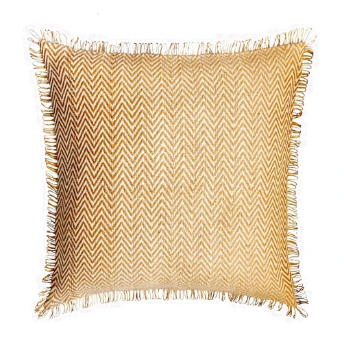 The HomeCentric Cushion Cover for Chair, Decorative Beige Pack of 2, 18
