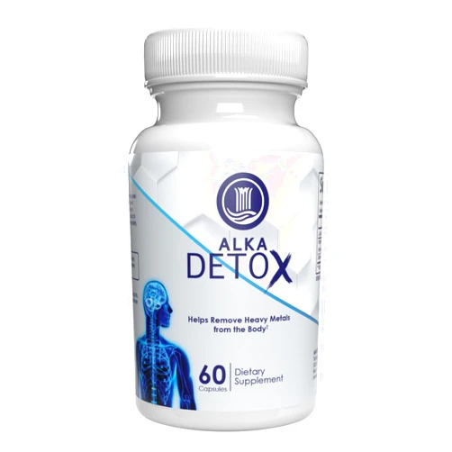 AlkaDetox Heavy Metal Detox Binder Tablet with Chlorophyll, Liver & Gut Detox Cleanse, Bad Breath Treatment for Adults. Alkaline Colon Cleanse and Toxin Flush. no additives 60 Capsules.