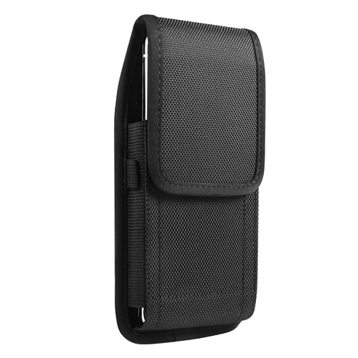 YICHEEY Large Cell Phone Holsters Vertical Nylon Belt Pouch for Men Compatible for OnePlus 12 12R 11 10T 10 Pro Nord N30 / Motorola Edge Edge+ / Edge 40 Pro/Moto G Stylus Power Play Pure/Pixel 8 7 6 Pro