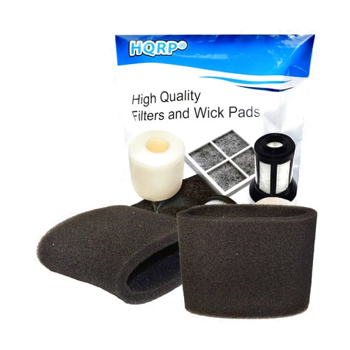 HQRP 2-pack Foam Filter Sleeve Compatible with Shop-Vac P12S, H87S, E87S, QPSH, QPMH, QMH, QSH series Wet/Dry Vacuum