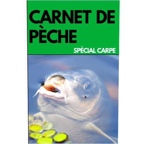 Normand Defèv Carnet De Pèche Spécial Carpe: Carnet Cadeau Pour Les Carpistes | 100 PAGES | FORMAT 15,24 cm x 22,86 cm (French Edition)