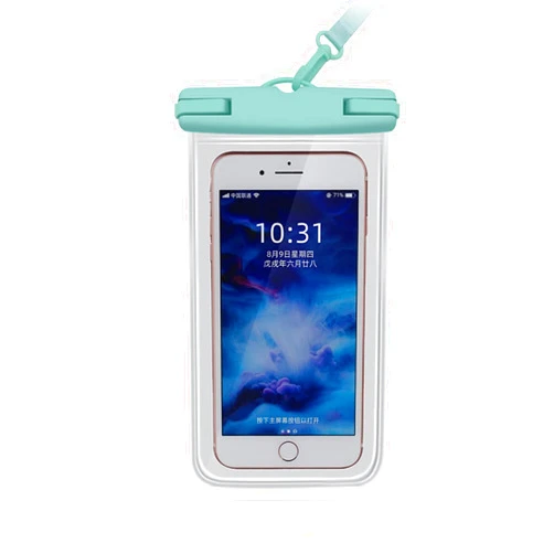 NOOMIEQCF Waterproof Phone bag Phone Pouch Transparent Phone Dry Package for Beach Swimming Boating Fishing
