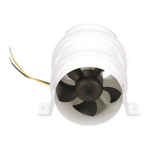 Attwood 1749-4 Quiet Blower Water Resistant (White, 4-Inch) (Deluxe Edition)