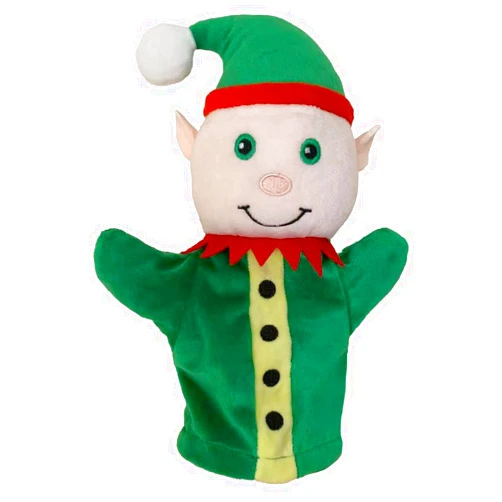 The Puppet Company - My First Christmas Puppet - Elf Hand Puppet Suitable from Birth - PC003824