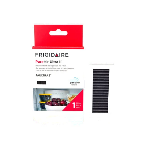 FRIGIDAIRE PAULTRA2 Pure Air Ultra II Refrigerator Air Filter with Carbon Technology to Absorb Food Odors, 3.8 Inch x 1.8 Inch, White