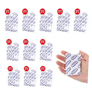 Lestpola 400cc Oxygen Absorbers (11 individual packs of 10Pcs, Total 110Pcs) for Home Made Jerky, Freeze Dried Foods, Oxy-Sorb for Long Term Food Storage & Survival, for Mylar Bag, Canning, Vacuum Bag 400cc(110PCS)