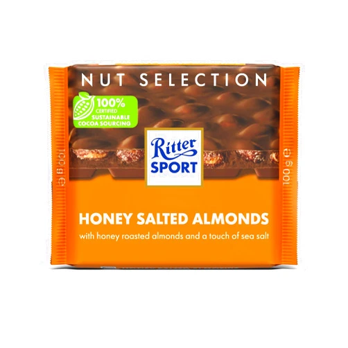Ritter Sport Honey Salt Almonds 100g