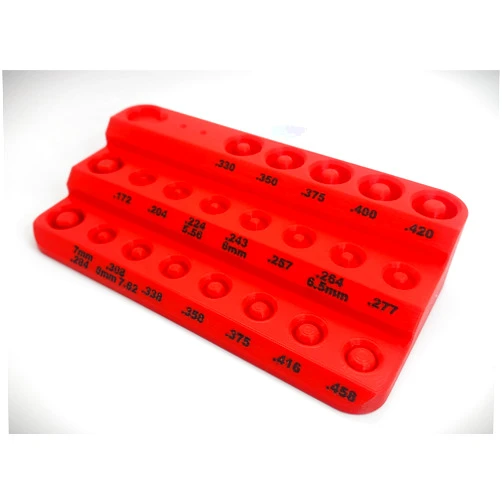 Generic Table Stand Organize and Storage for Hornady Bullet and Headspace Comparator Holds Both Kits.
