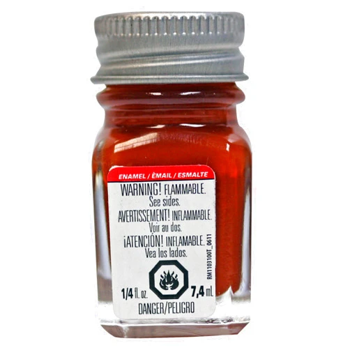 Testors Corp. Enamel 1/4 oz Rust TES1185TT Plastics Paint Enamels