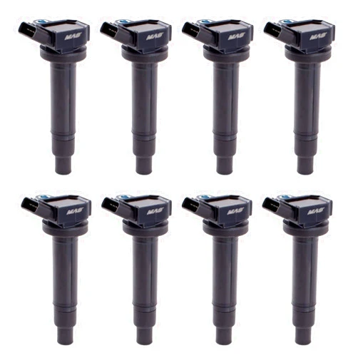 MAS Set of 8 Ignition Coils Pack Compatible with Toyota Lexus 4Runner Tundra Land Cruiser Sequoia GS430 GX470 LS430 LX470 LX570 SC430 4.3L 4.7L 5.7L V8 fit for C1173 UF230 UF493 5C1196